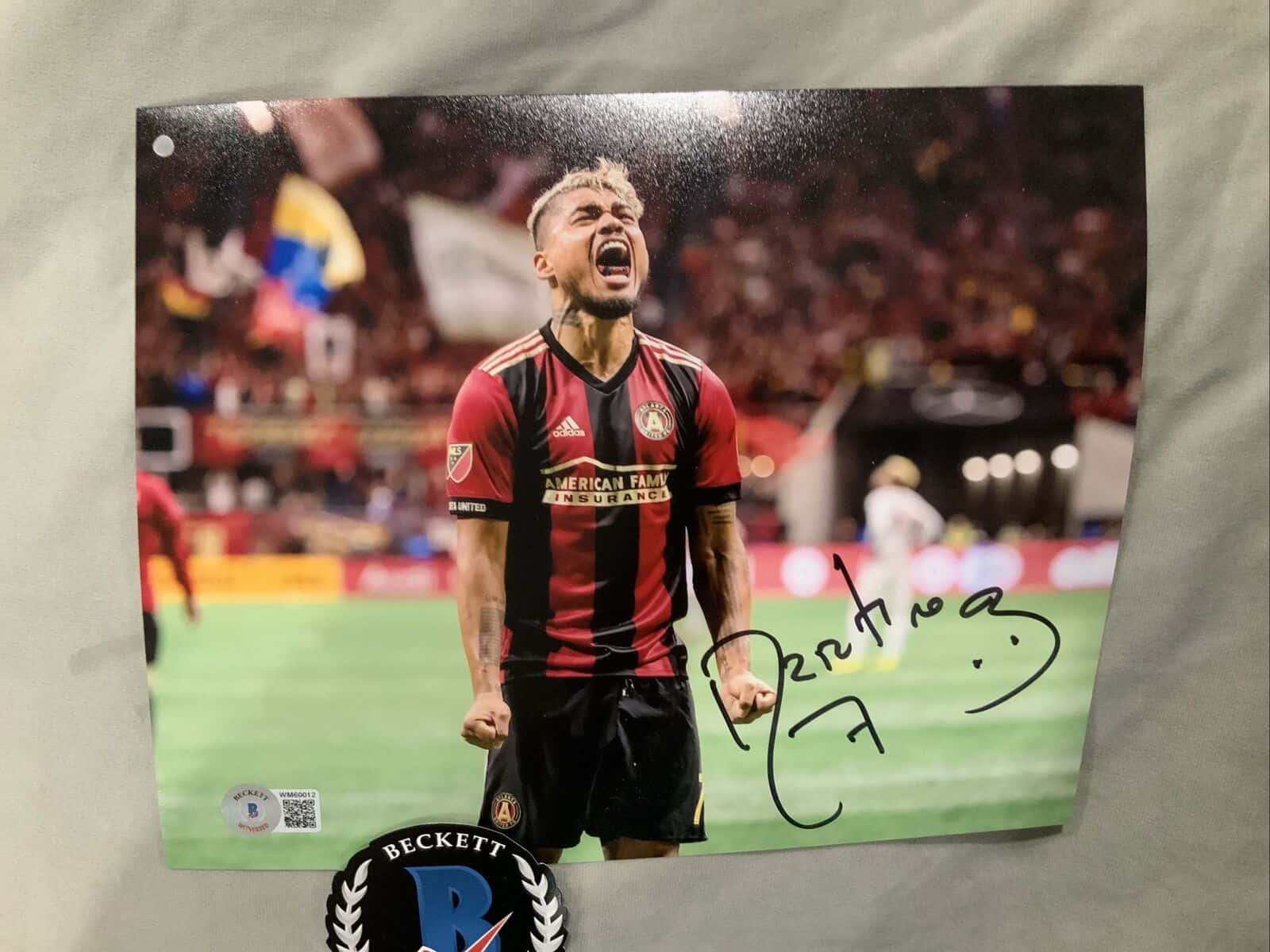 Josef Martinez Atlanta United FC Signed Photo Card Wallpaper