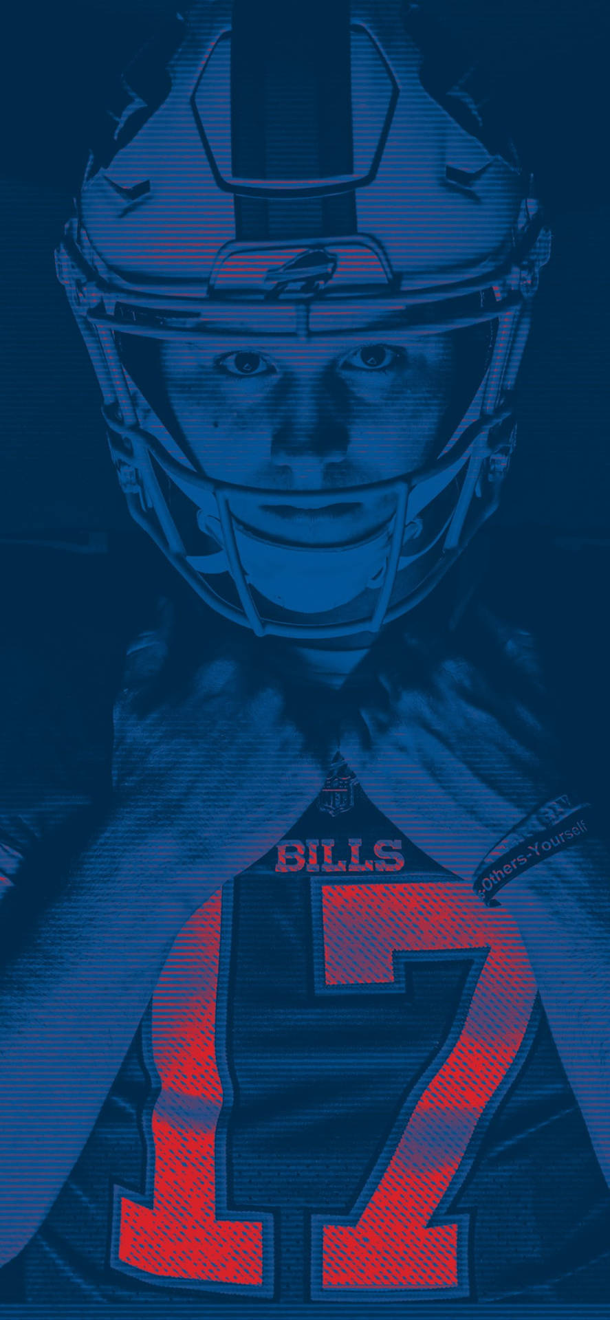 Josh Allen 17 Bills Wallpaper