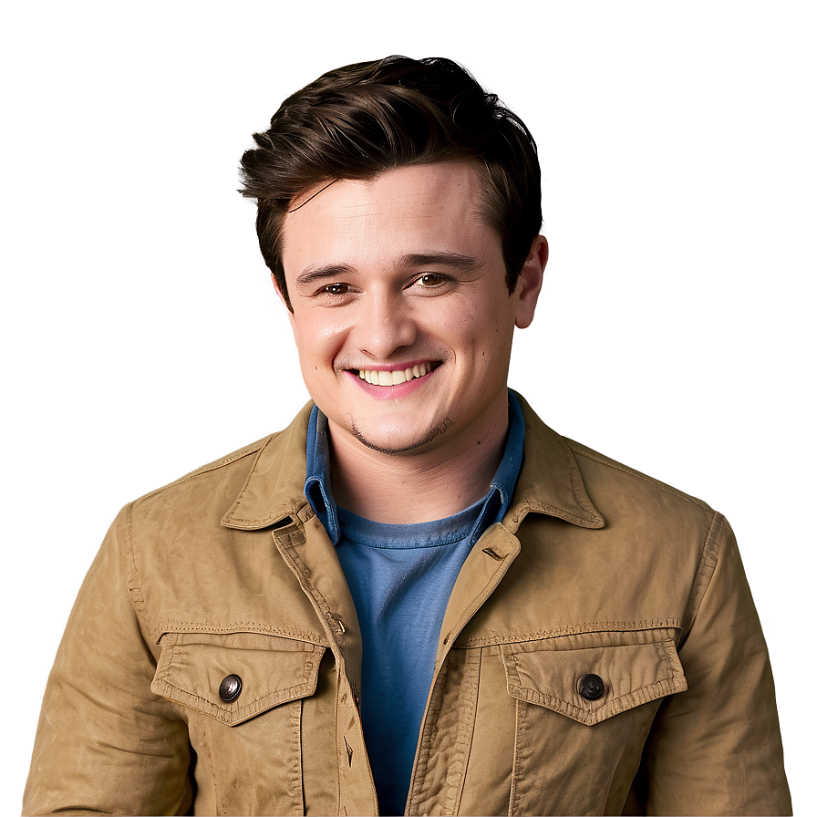 Josh Hutcherson Candid Smile Png 63 PNG