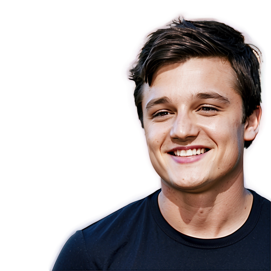 Josh Hutcherson Candid Smile Png 80 PNG