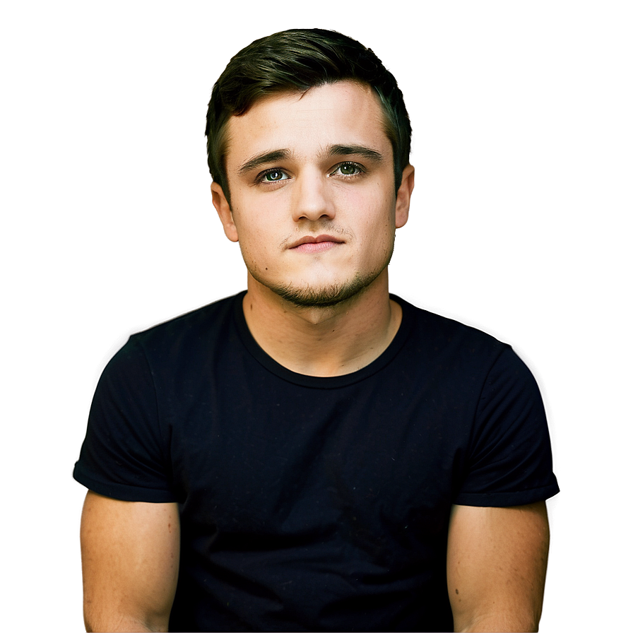 Josh Hutcherson Eye Contact Png Jrf67 PNG