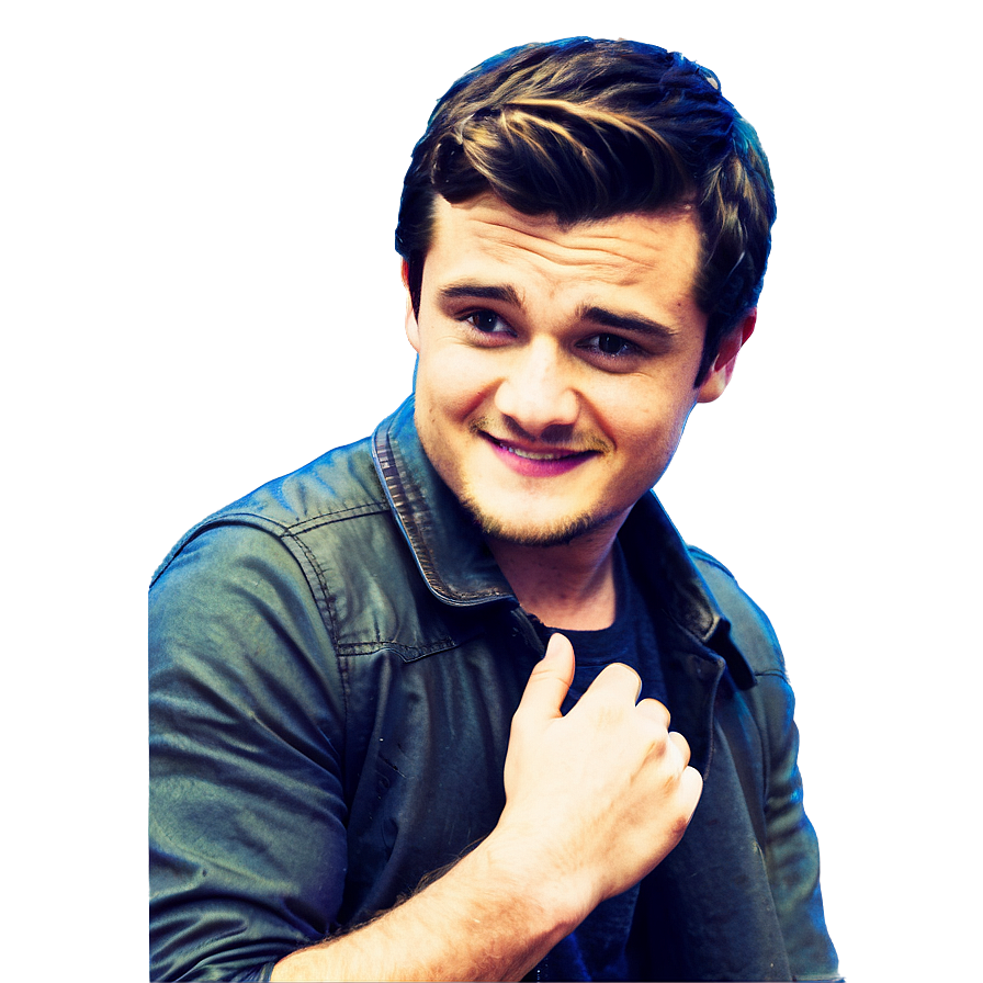 Download Josh Hutcherson Fan Meet Png Nby | Wallpapers.com