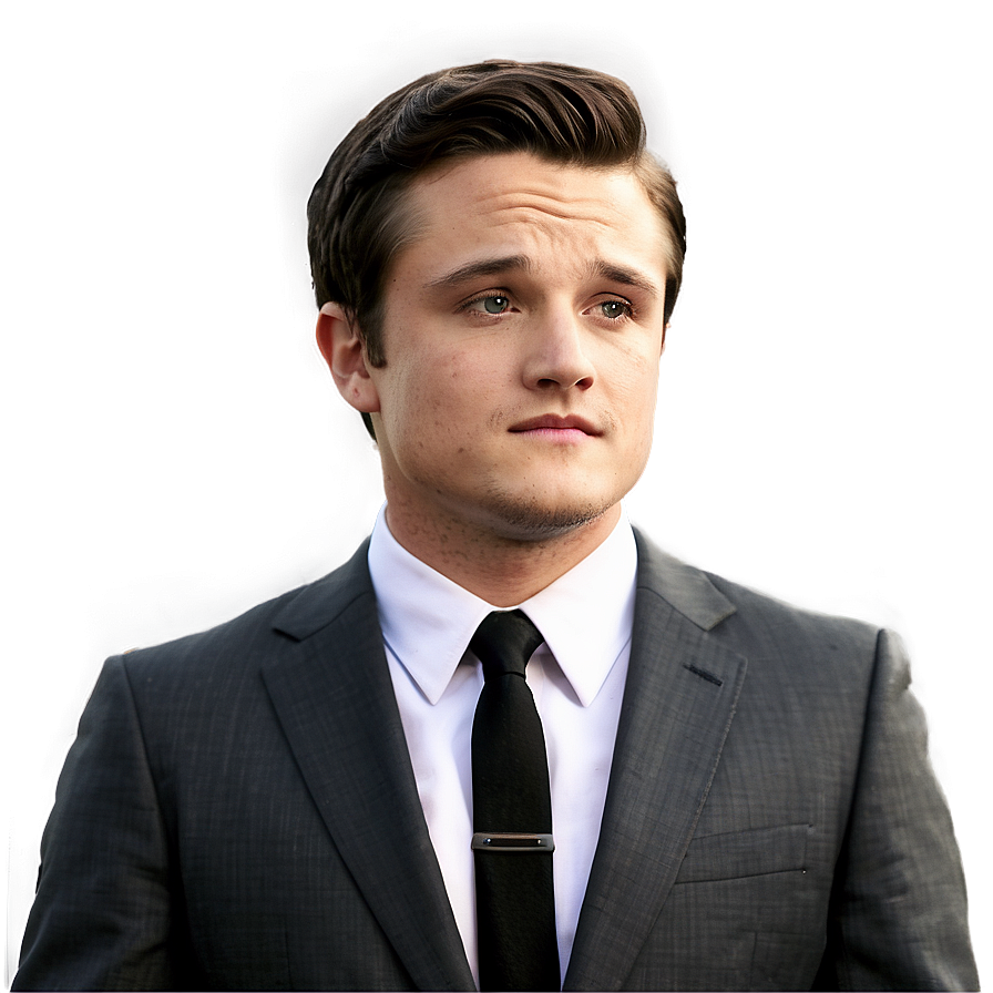 Josh Hutcherson In Suit Png Ljg PNG