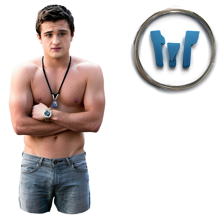 Josh Hutcherson Portrait Png 06202024 PNG