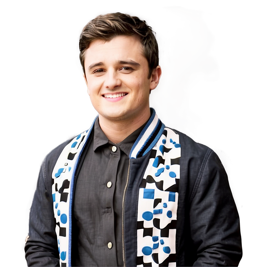 Download Josh Hutcherson Smiling Png 67 | Wallpapers.com