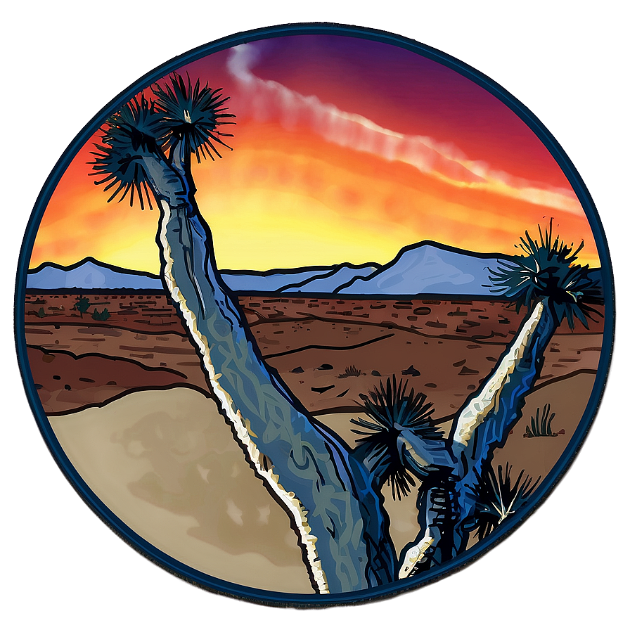 Joshua Tree Outline Sketch Png Dcu32 PNG
