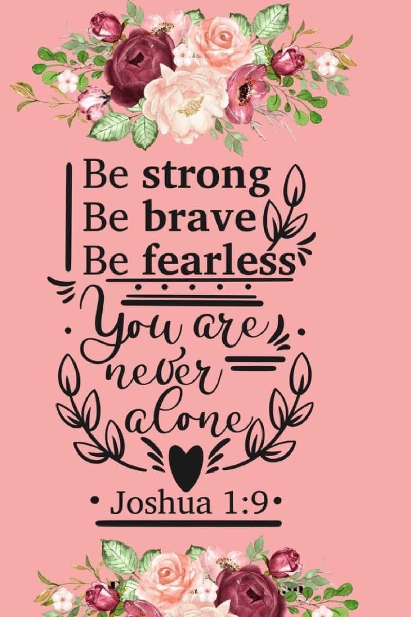 Joshua19 Inspirational Quote Wallpaper