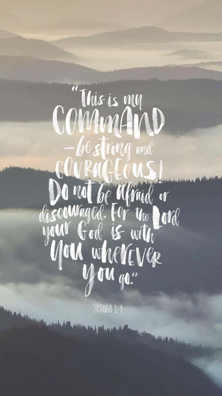 Joshua19 Inspirational Quote Wallpaper