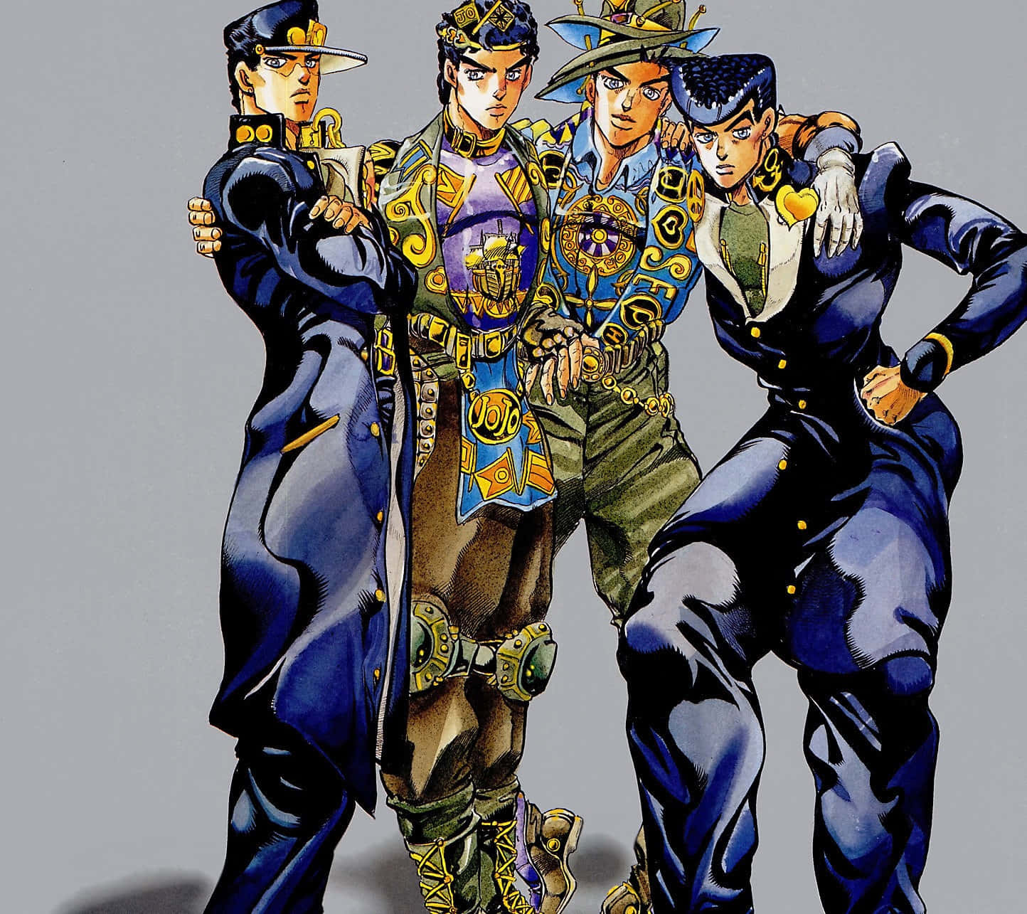 Download Jotaro Kujo Strikes a Commanding Pose