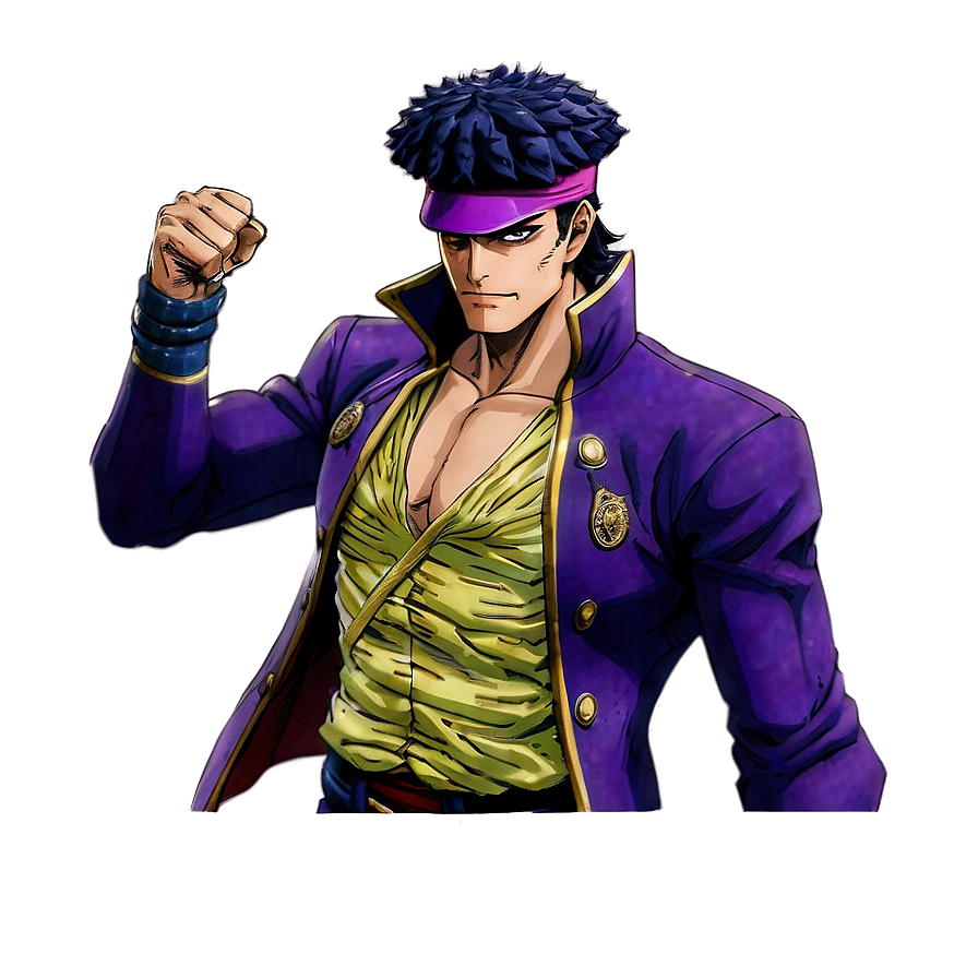 Download Jotaro Battle Stance Png 06232024 | Wallpapers.com