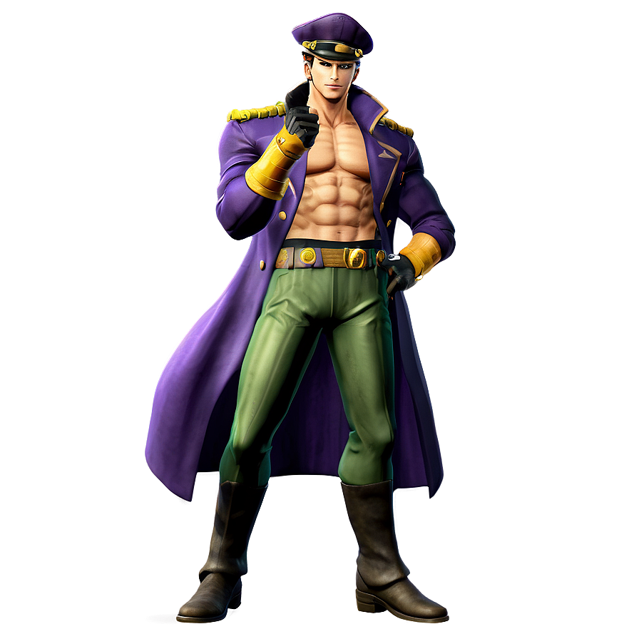 Download Jotaro Classic Outfit Png 06232024 | Wallpapers.com