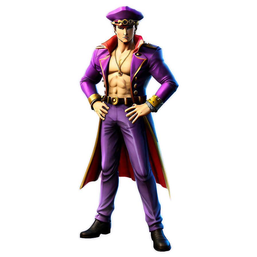 Download Jotaro Classic Outfit Png Fgu36 | Wallpapers.com