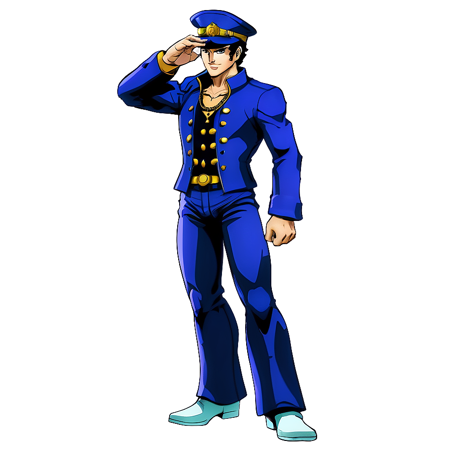 Download Jotaro Classic Pose Png Gyy34 | Wallpapers.com