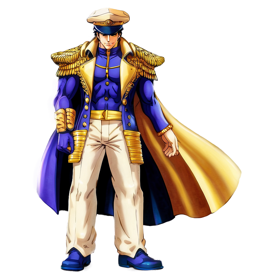 Download Jotaro Full Body Art Png Olu | Wallpapers.com