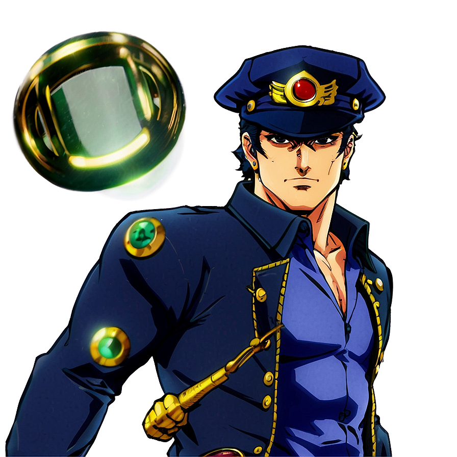 Download Jotaro Iconic Look Png 06232024 | Wallpapers.com