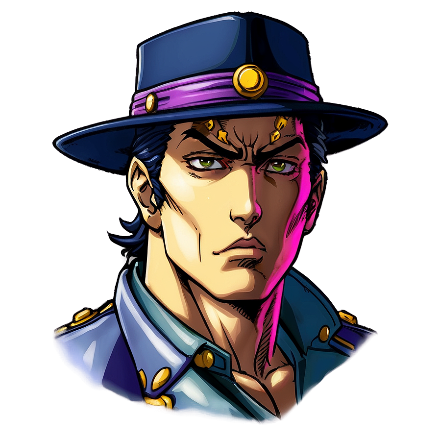 Download Jotaro Iconic Look Png 14 | Wallpapers.com