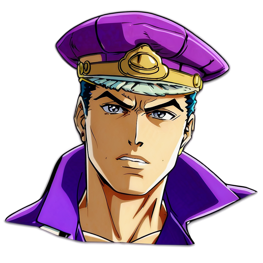 Download Jotaro Jojo's Bizarre Adventure Png Sqg16 | Wallpapers.com