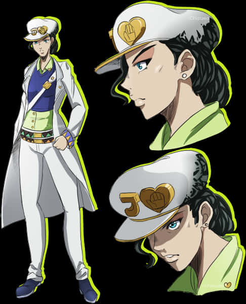 Download Jotaro Kujo Anime Character Design