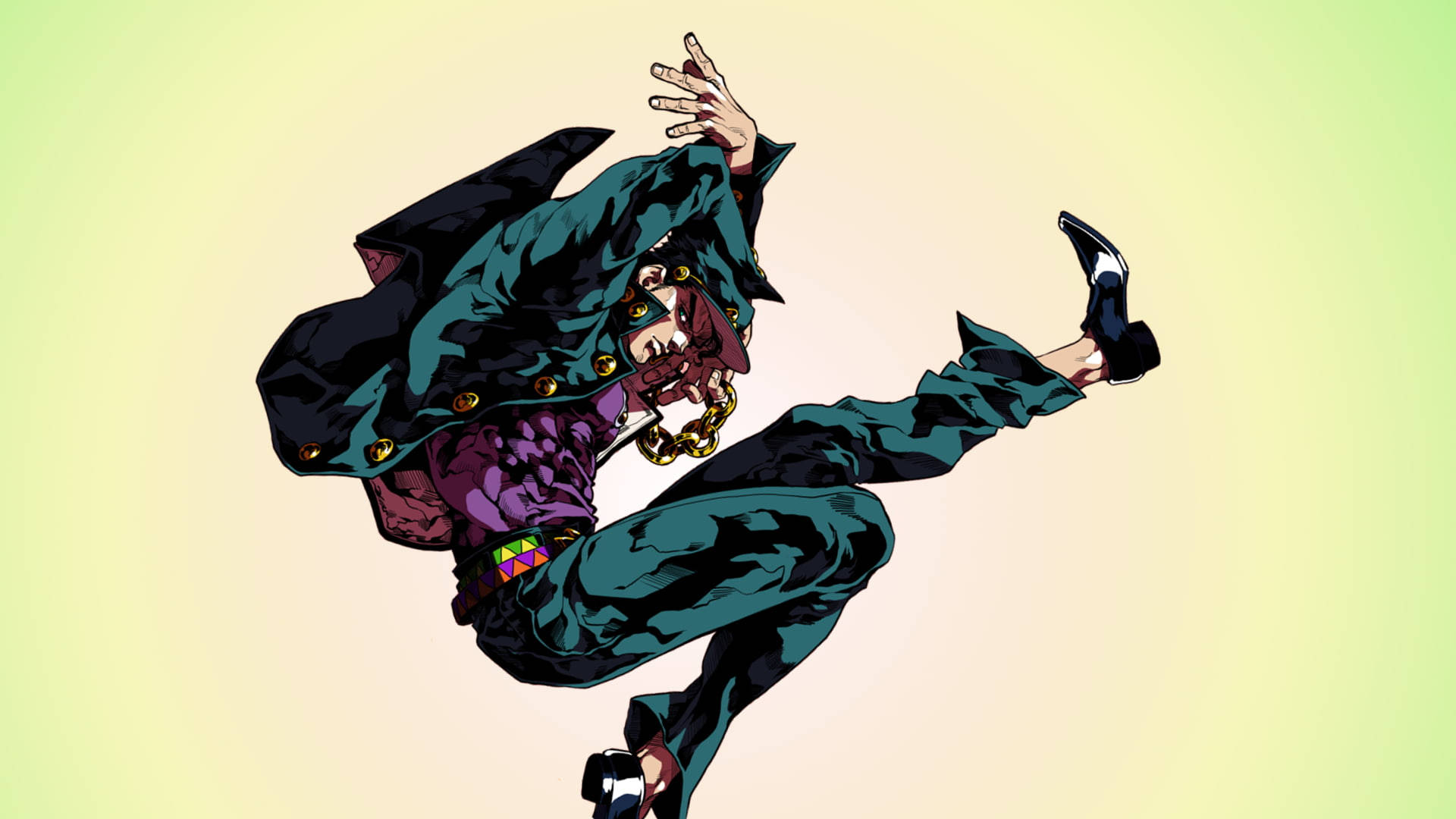 Jotaro Kujo Anime Dance Wallpaper