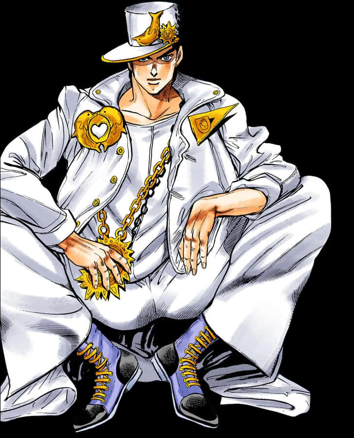 Download Jotaro Kujo Stoic Pose