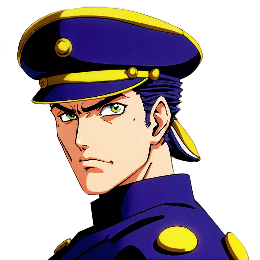 Download Jotaro Manga Artwork Png Lcl35 | Wallpapers.com