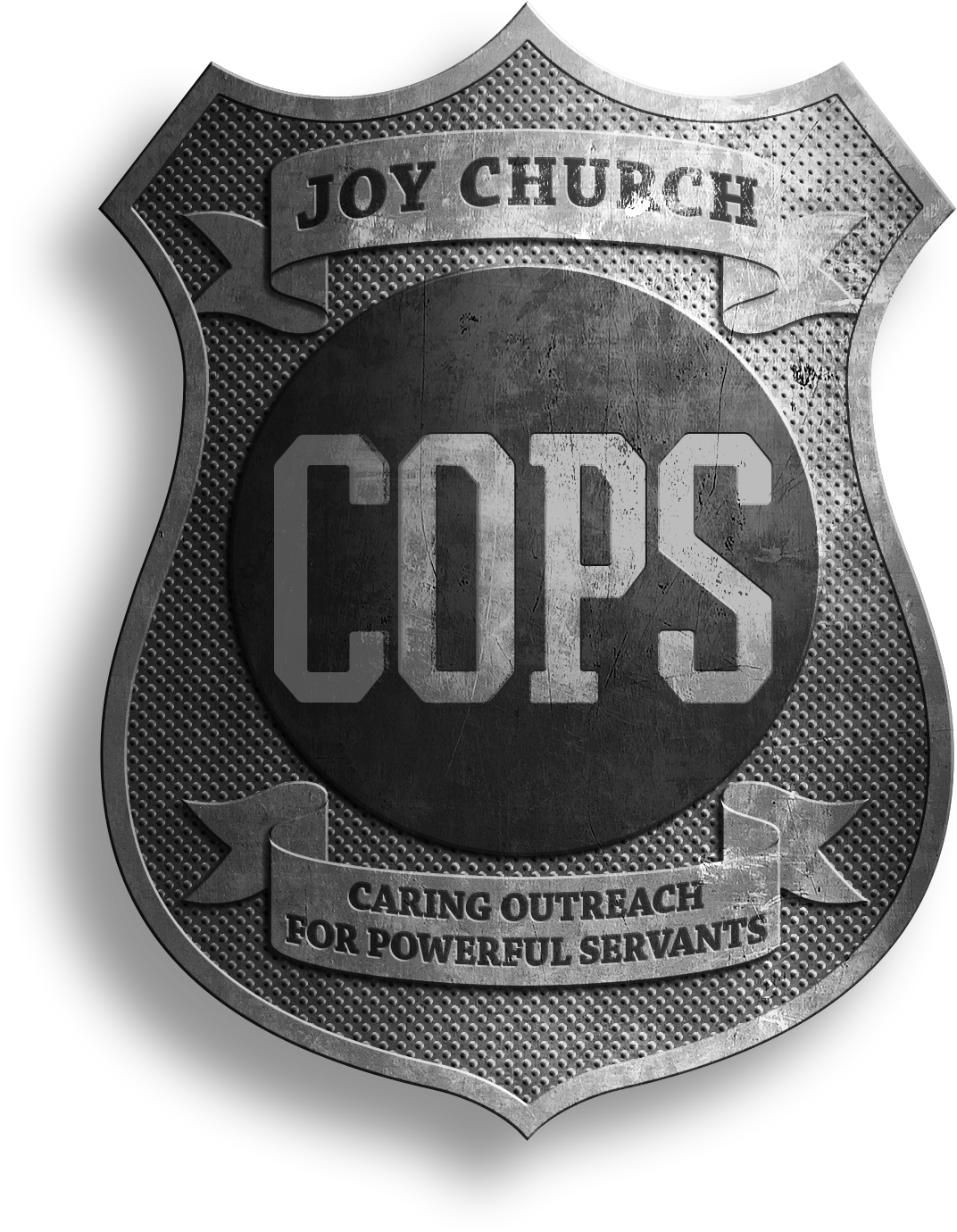 Joy Church C O P S Badge PNG