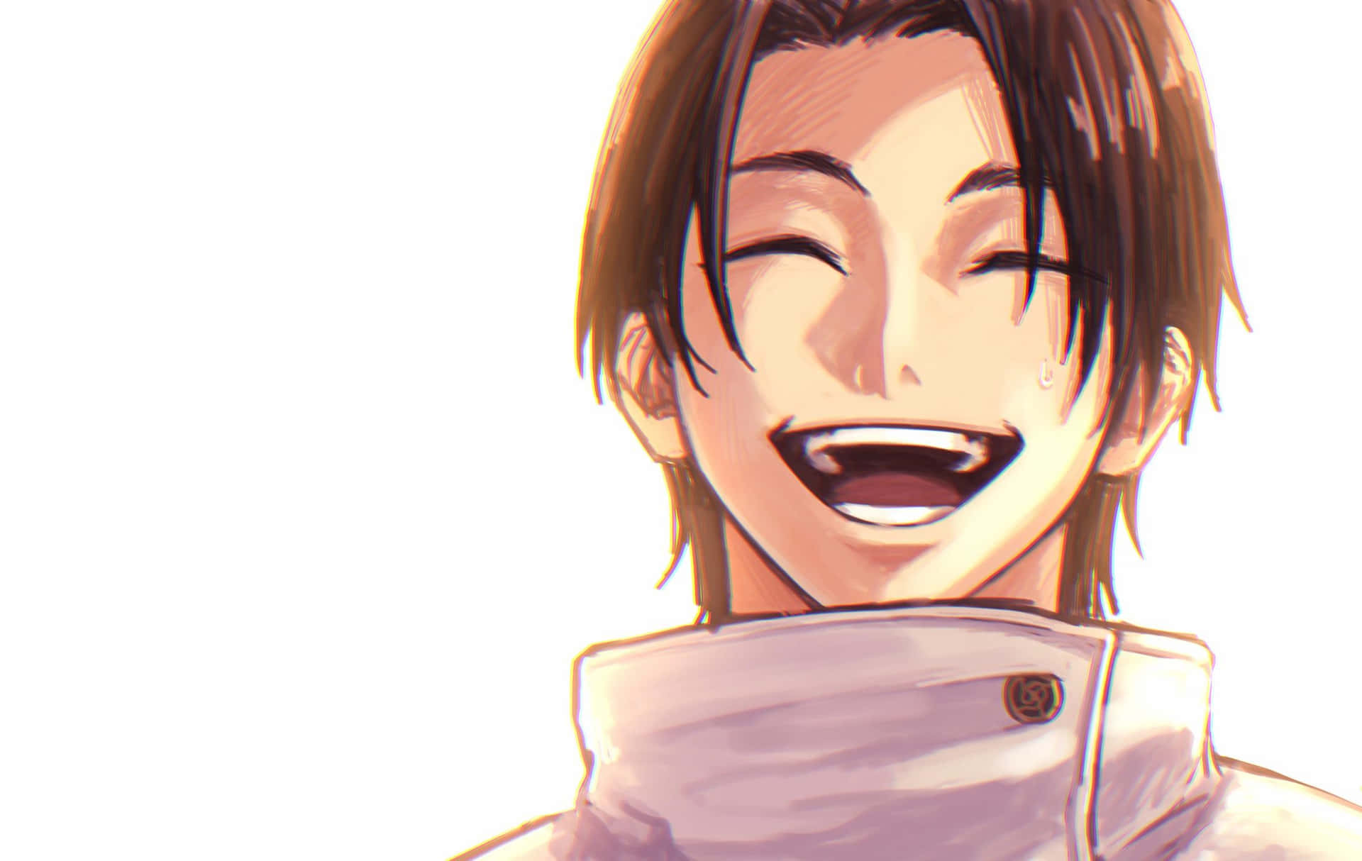 Joyful Anime Character Laughing.jpg Wallpaper