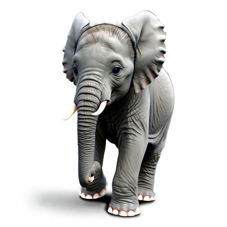 Joyful Baby Elephant Png Bsi74 PNG