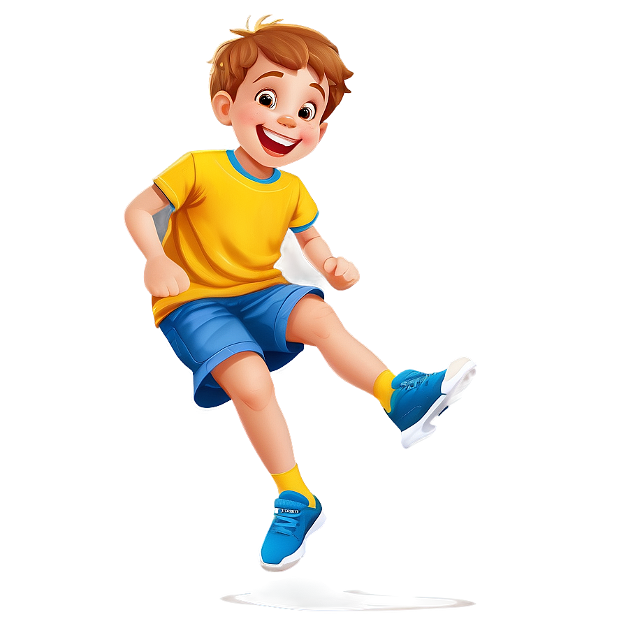 Joyful Cartoon Kid Png 41 PNG