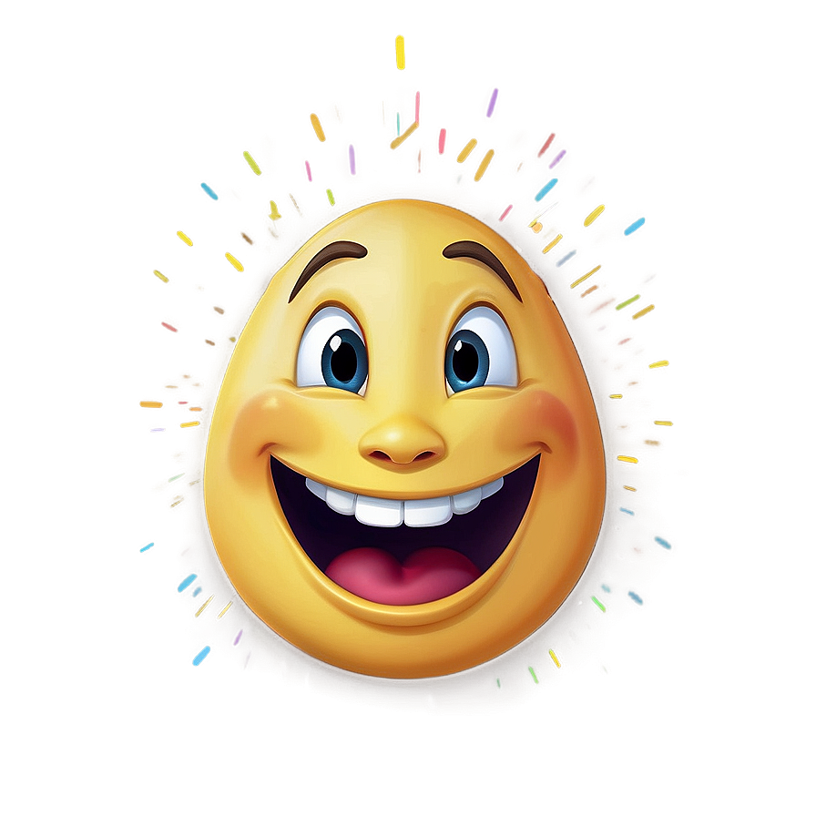 Joyful Emoji Expression Png 76 PNG