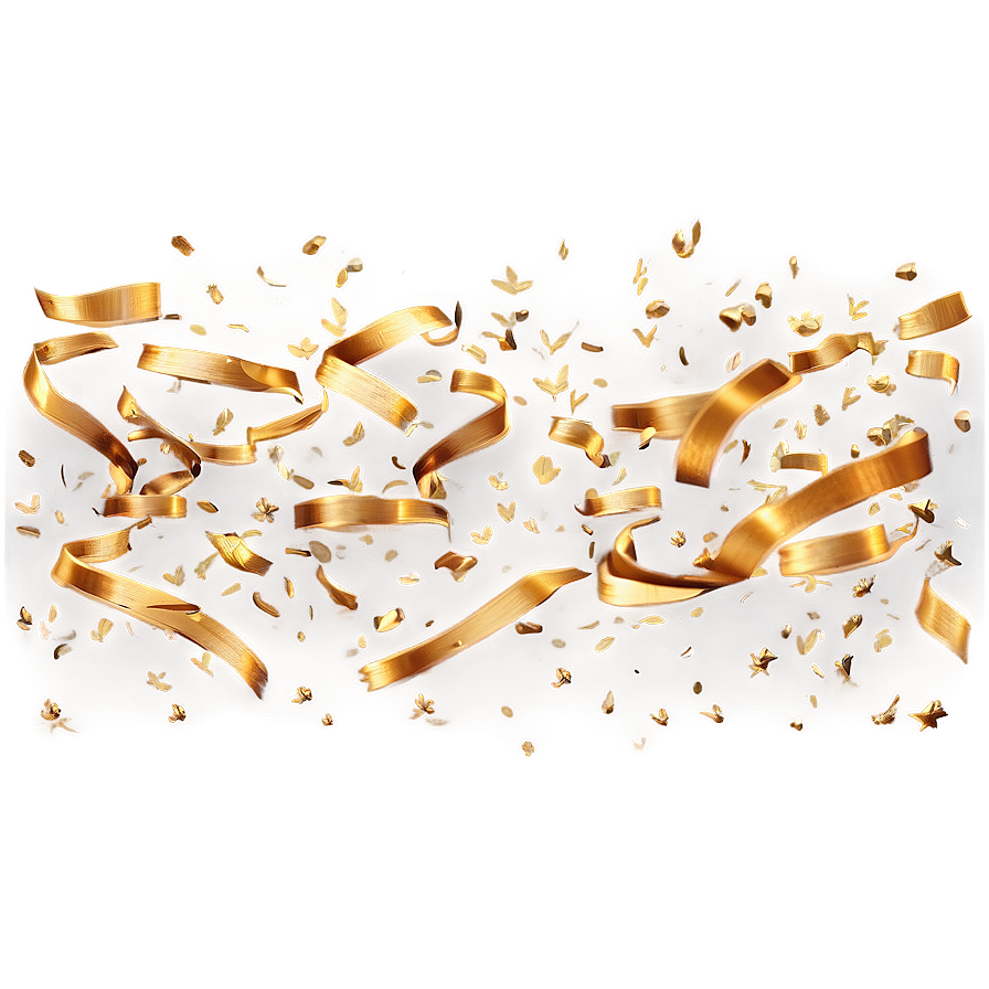 Joyful Gold Confetti Png Pym PNG