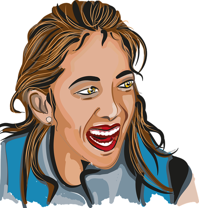 Joyful Laughter Illustration PNG