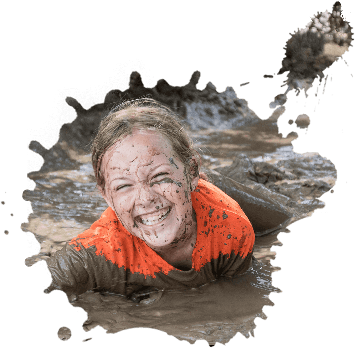 Joyful Mud Splash PNG