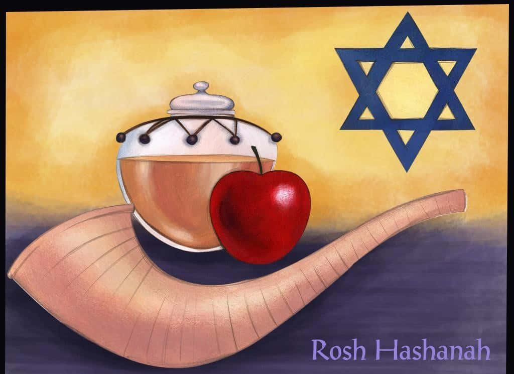 Joyful Rosh Hashanah Celebration Wallpaper