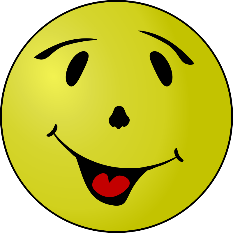 Joyful Smiley Face Graphic PNG