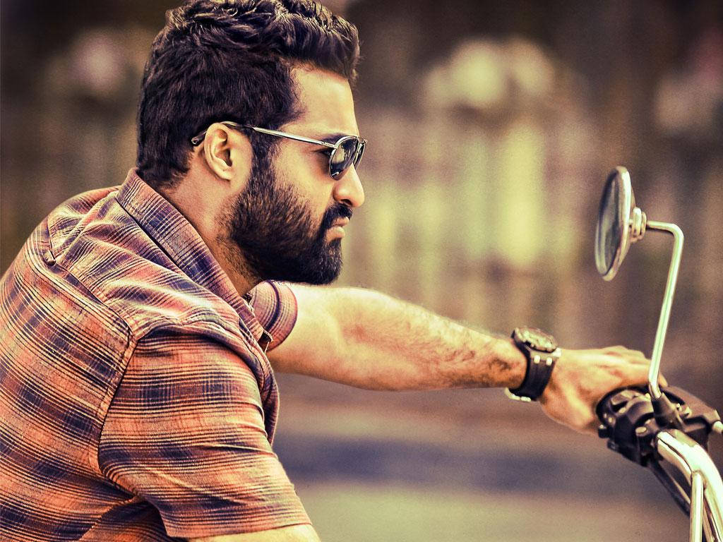 Jr Ntr On A Motorcycle