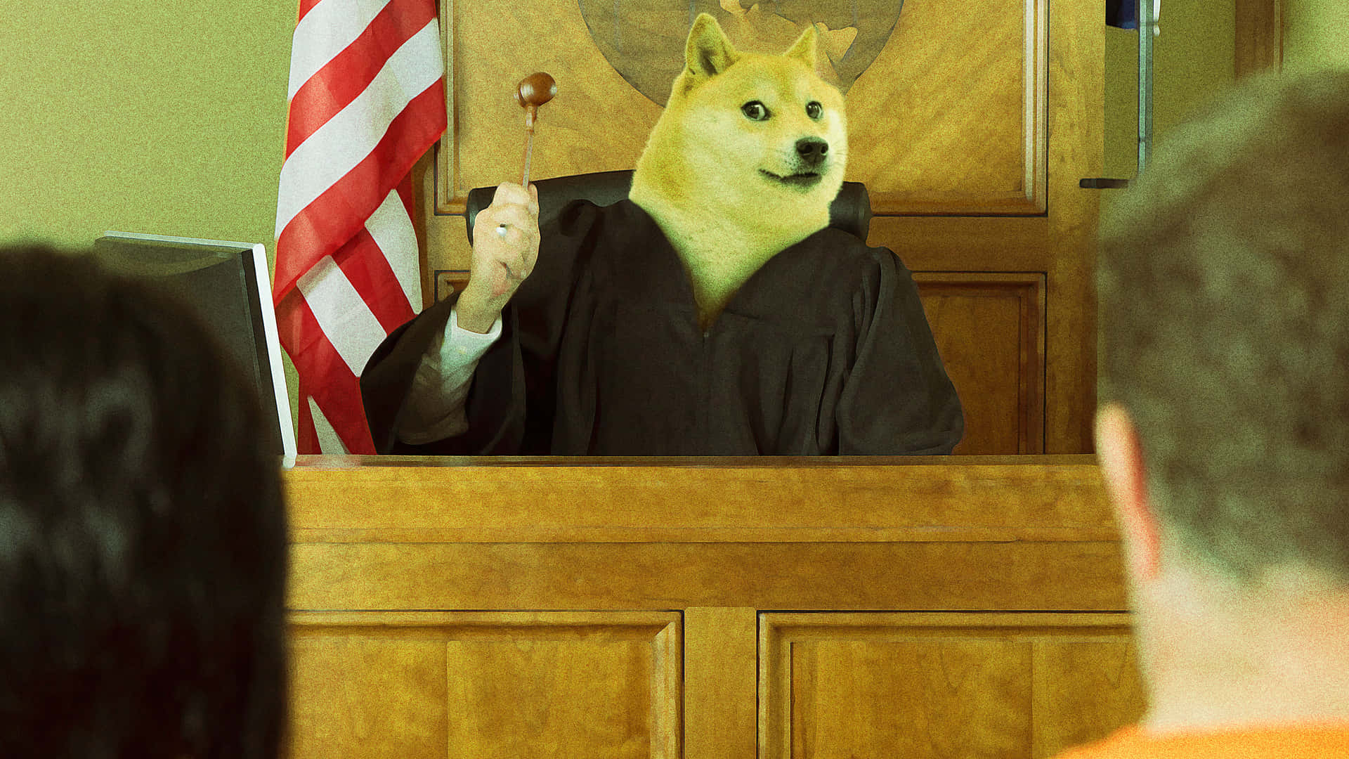 Judge Doge Wallpaper