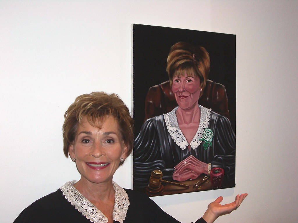 Judge Judy Portrait Wallpaper