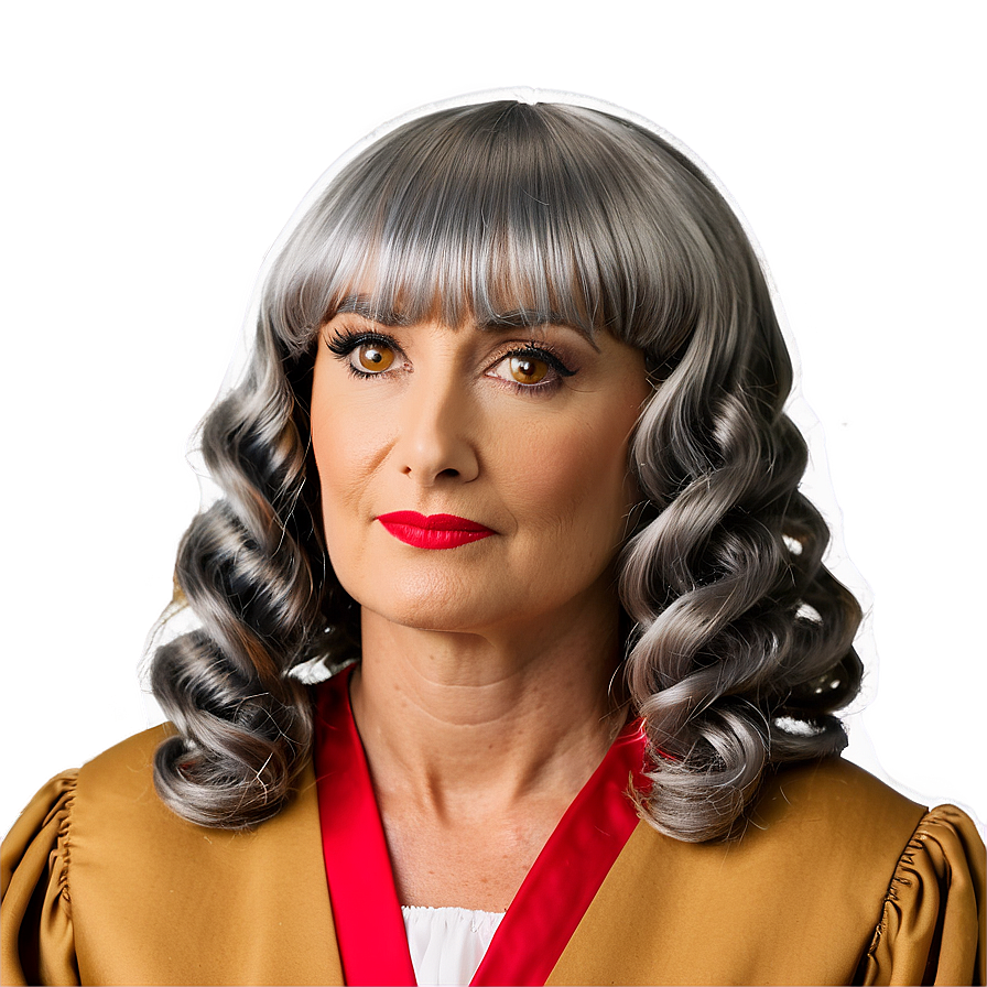 Judge Wearing Wig Png Eox PNG