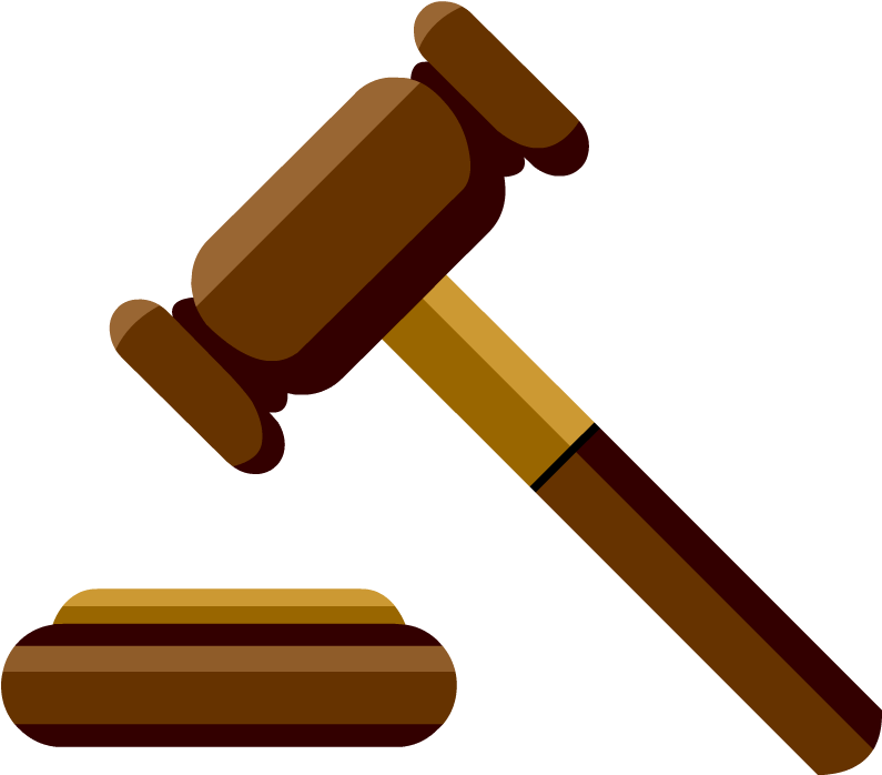 Judges Gavel Graphic PNG