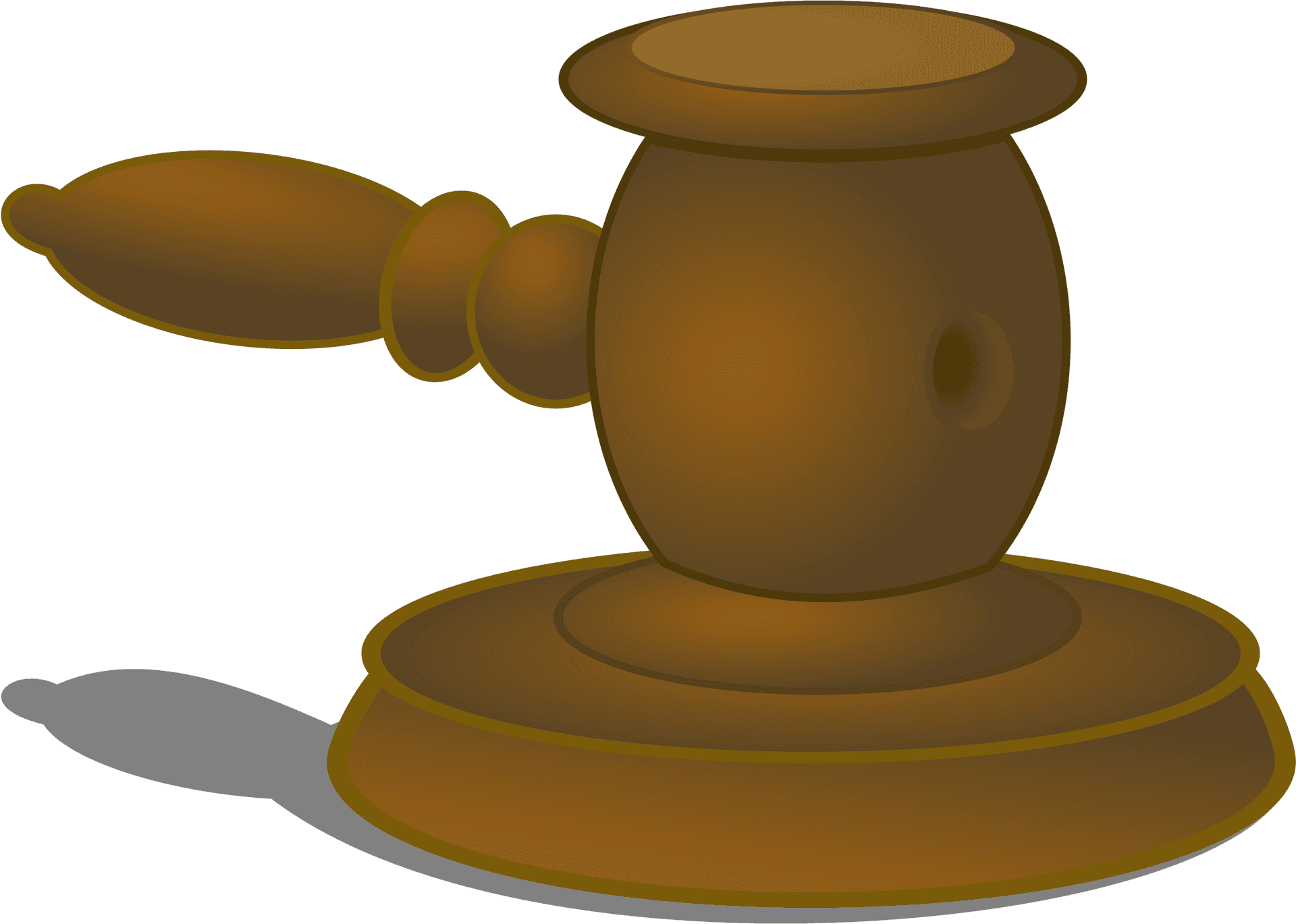 Judges Gavel Graphic PNG