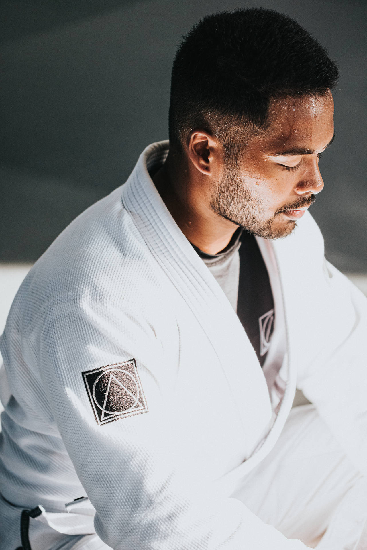 Judo Man In Meditation Wallpaper