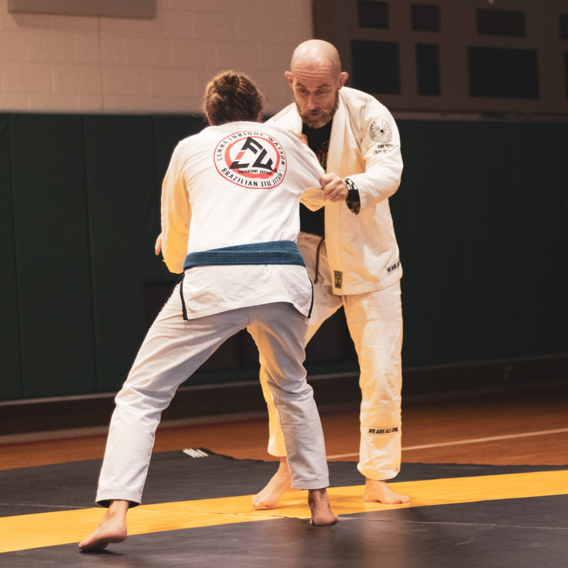 Judo Teacher And Student Wallpaper