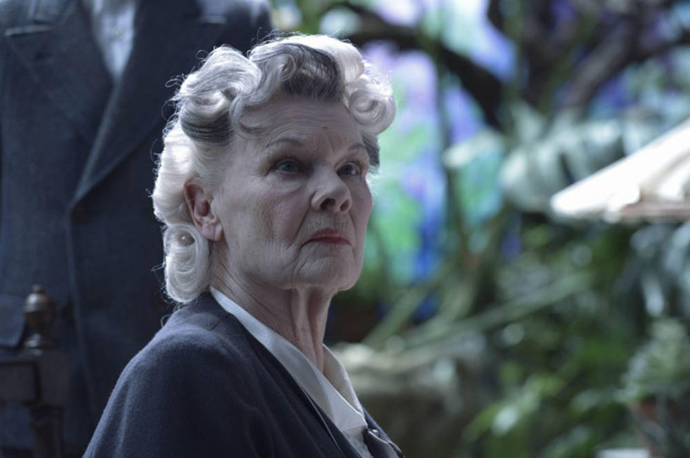 Judi Dench Radiates Elegance With Her Signature Hairstyle Wallpaper