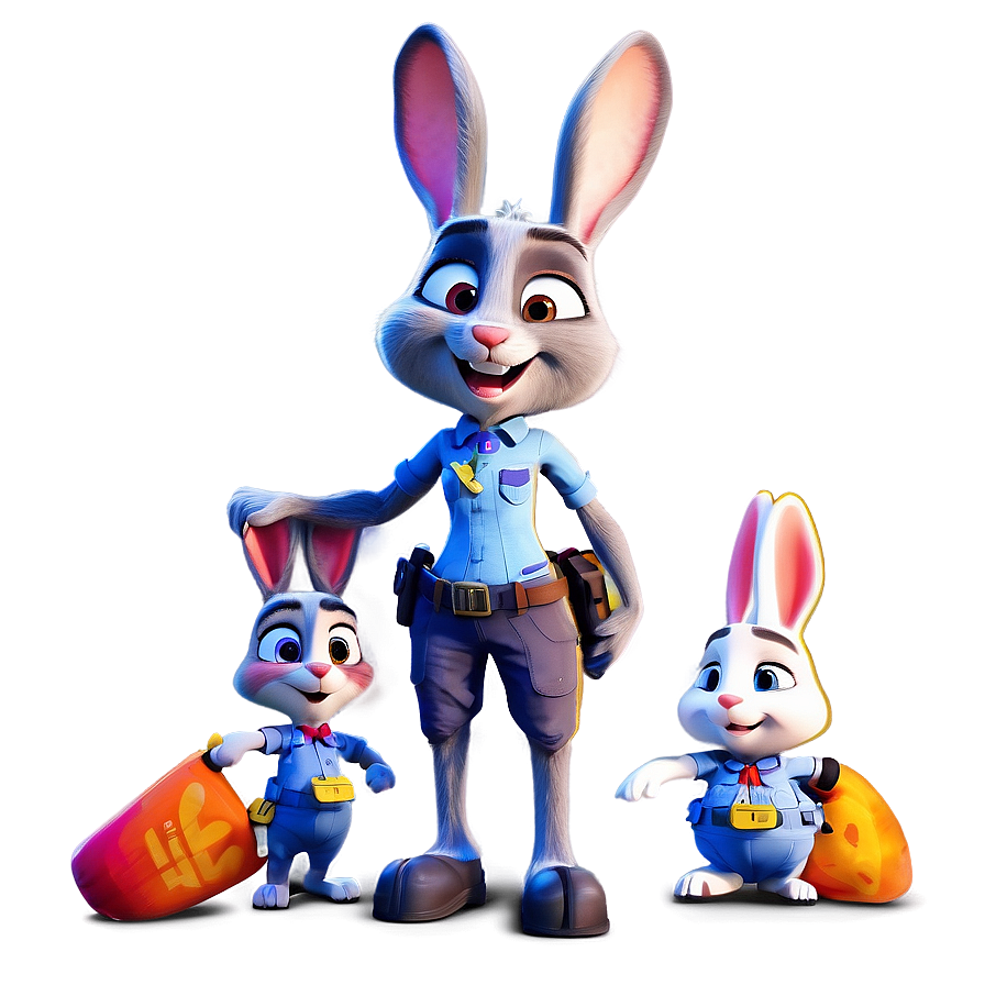 Download Judy Hopps 3d Model Png 10 | Wallpapers.com