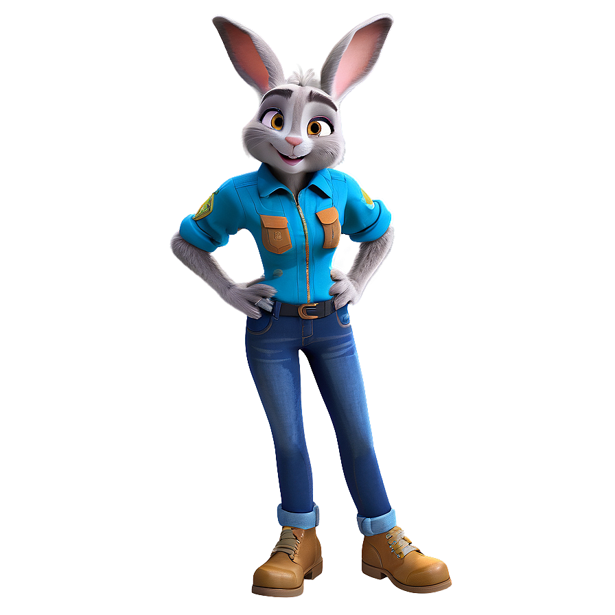 Download Judy Hopps Casual Clothes Png Nhu | Wallpapers.com