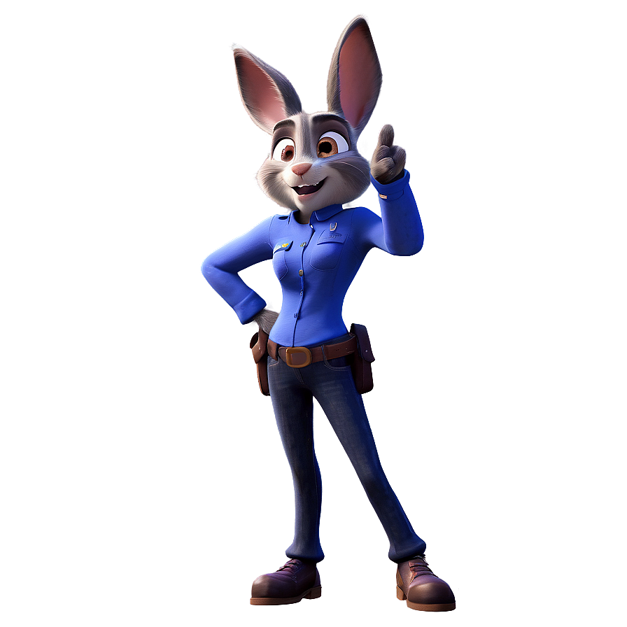 Download Judy Hopps Dynamic Pose Png 74 | Wallpapers.com