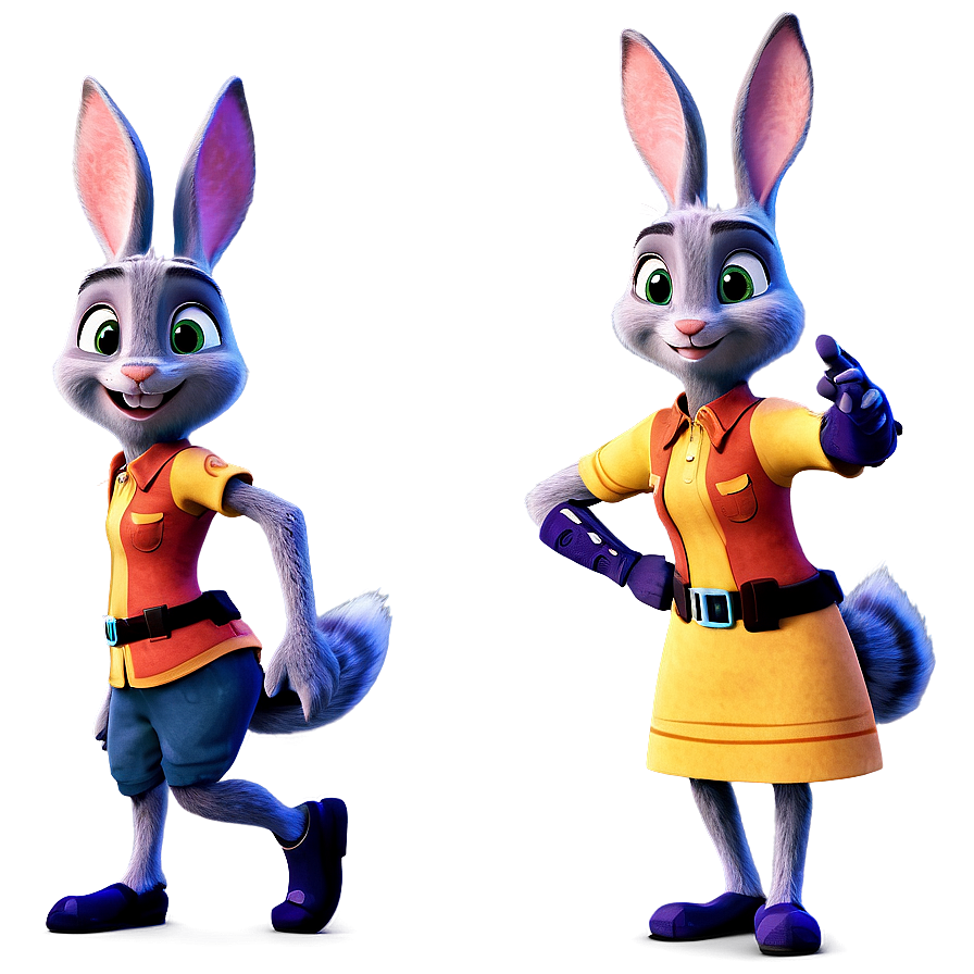 Download Judy Hopps Hero Pose Png 06242024 | Wallpapers.com