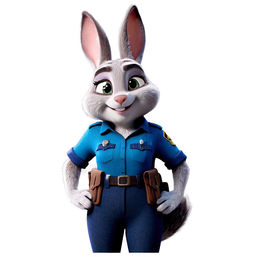 Download Judy Hopps Hero Pose Png Hdh | Wallpapers.com