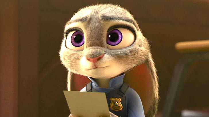 Judy Hopps With Paper